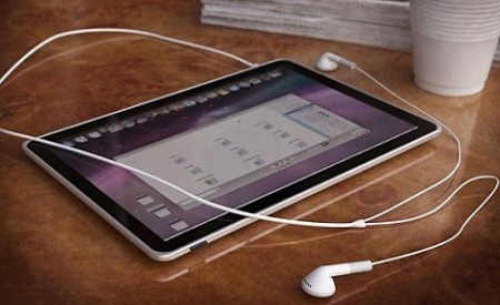 La tablet de Apple, con Verizon, y con una base de acoplamiento para teclado y ratón 3