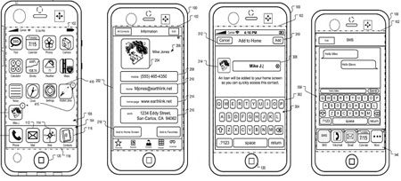 Una nueva patente de Apple situa los contactos en la pantalla principal del iPhone 3