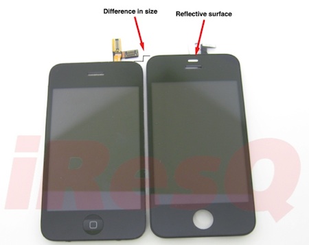Filtrada la posible parte frontal del próximo iPhone, con un extraño espacio encima del auricular 3