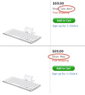 Algunos accesorios para iPad, también retrasados... pero menos 3