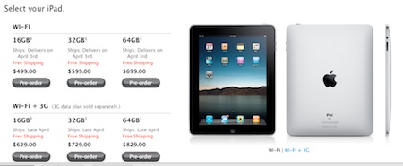 Apple store online abierta de nuevo: empieza la reserva del iPad en Estados Unidos 3