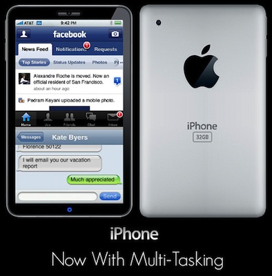 El software iPhone 4.0 podría soportar multitarea 3