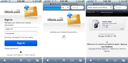 Apple actualiza iWork.com y ahora permite compartir documentos en el iPod touch, iPhone e iPad 9