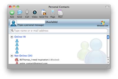 MSN Messenger 8 Beta ya está disponible para Mac 3