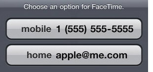 El iOS 4.1 Beta 3 habilita llamadas de FaceTime basadas en la dirección de correo electrónico 3