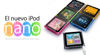 iPod nano con interfaz Multi-Touch: Características y funciones completas 3