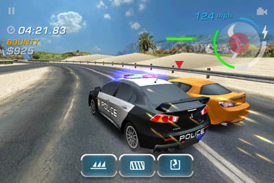 Electronic Arts lanza Need for Spreed: Hor Pursuit para iOS 3