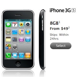Apple baja el precio del iPhone 3GS a $49 Dólares 3