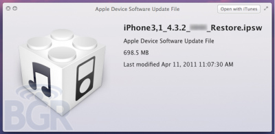 El iOS 4.3.2 corregiría problemas de conectividad en el iPad 2 de Verizon 3