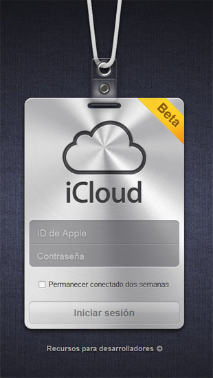 iCloud.com ya está disponible en versión Beta para desarrolladores 7