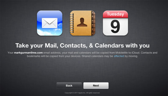 Comienza la migración de MobileMe a iCloud 14