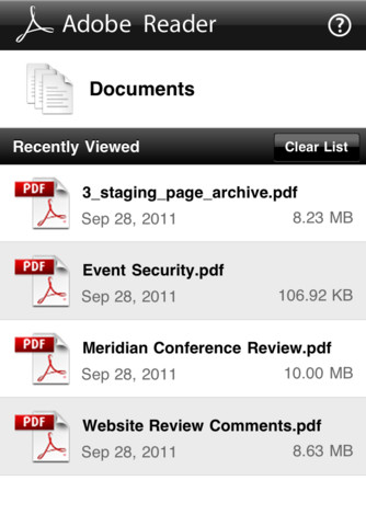 Adobe lanza el Reader para iOS 3