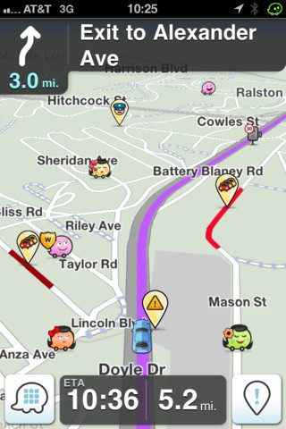 Nuevo Waze 3.0 para iPhone completamente rediseñado: de la búsqueda local al descubrimiento local 3