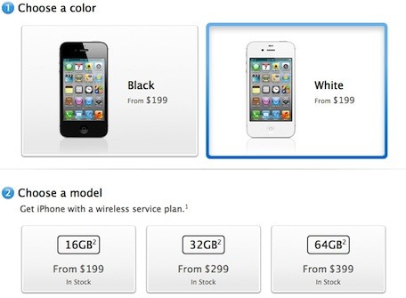 iPhone 4s vuelve a estar "en stock" en las tiendas online de Apple 3