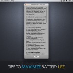 Battery Health: aplicación para controlar el uso de la batería de Mac OS X 4