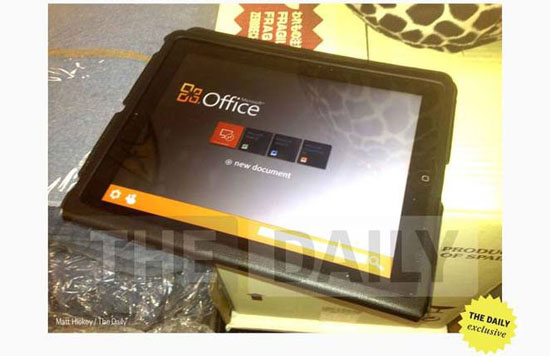 Microsoft Office para iPad para el 10 de Noviembre del 2012 3