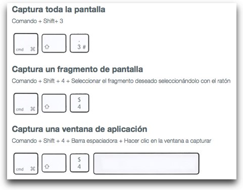 Como hacer una captura en mac