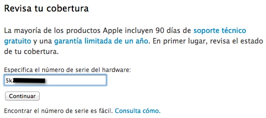 GARANTÍA APPLE