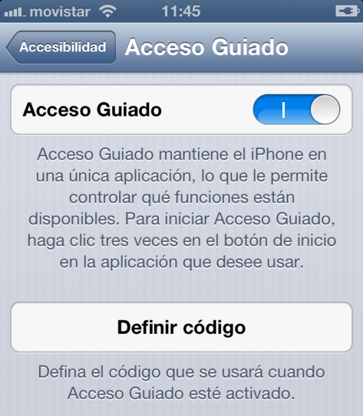 acceso guiado