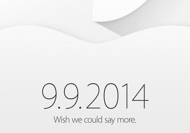 Apple confirma su evento para el 9 de septiembre