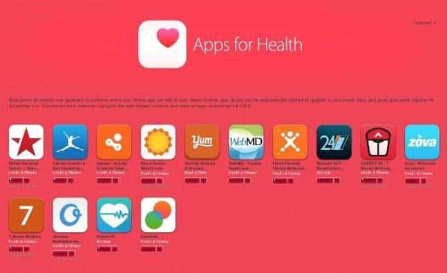 Apple da lugar a las apps de salud en su tienda 2