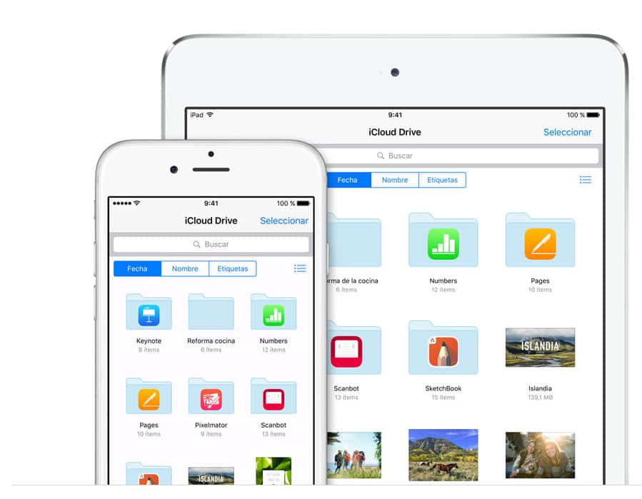 Captura de App iCloud Drive