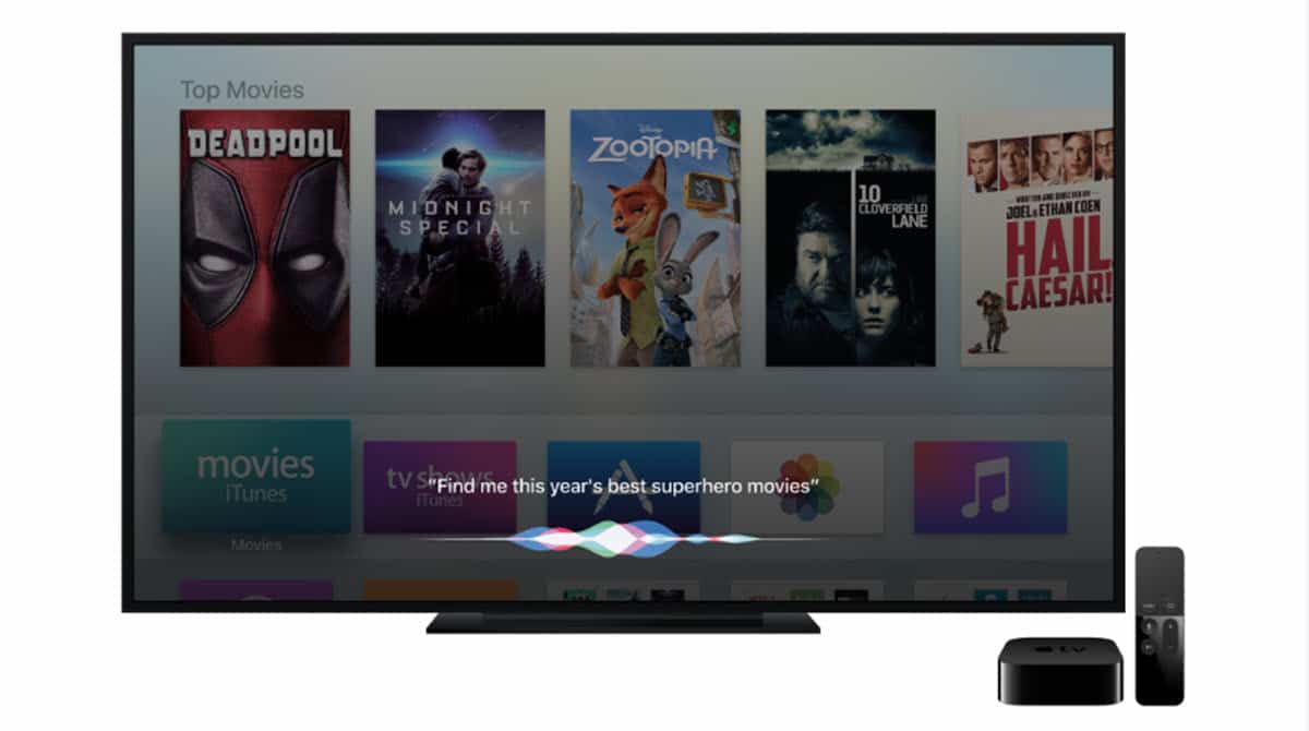 siri en apple tv