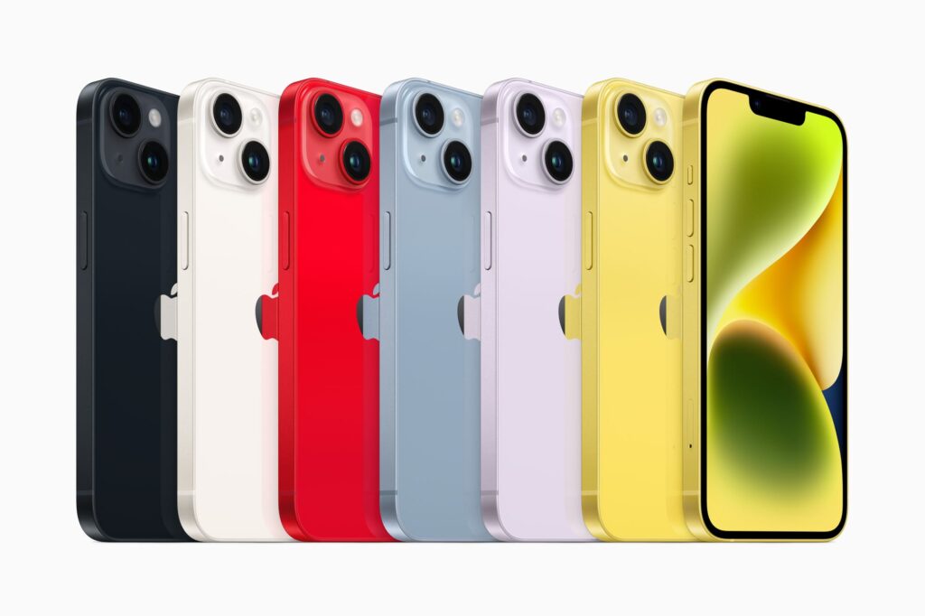 Apple presenta el iPhone 14 y 14 Plus en color amarillo 4