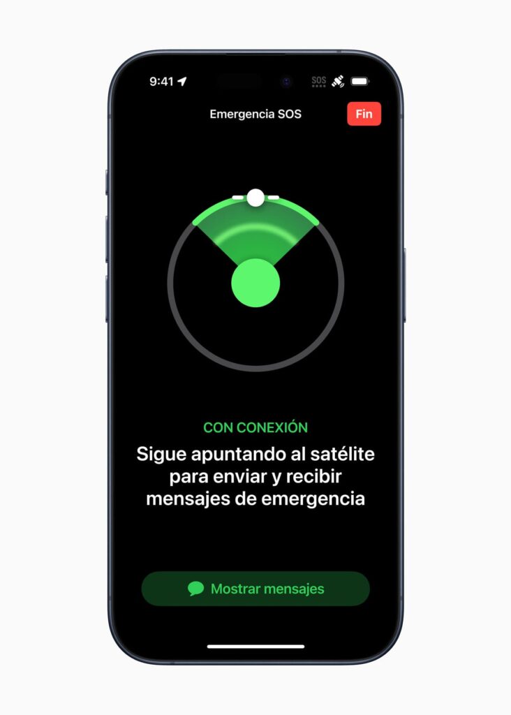 Emergencia SOS vía satélite llega a España y Suiza para los usuarios del iPhone 15 y iPhone 14 3