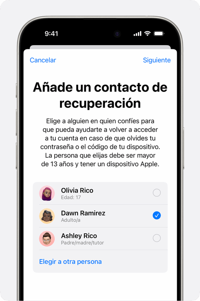 Cómo configurar un contacto de recuperación en tu cuenta Apple: más seguridad para tu acceso 2
