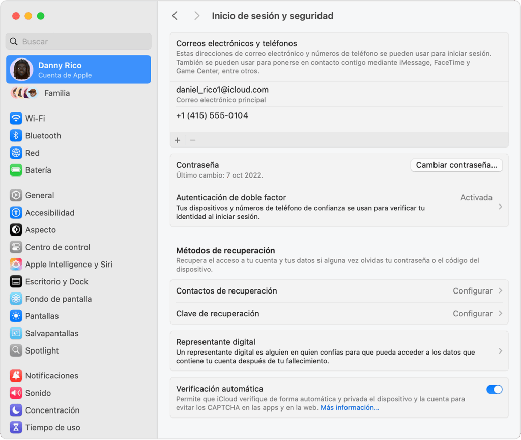 Cómo configurar un contacto de recuperación en tu cuenta Apple: más seguridad para tu acceso 3 Cómo configurar un contacto de recuperación en tu cuenta Apple: más seguridad para tu acceso 3