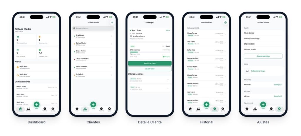 FitBono, la app para iPhone que quiere ordenar el trabajo del entrenador personal 1