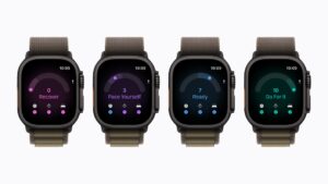 Cuatro Apple Watch Ultra 4 muestran distintos niveles de preparación