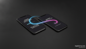 Dos iPhone intercambian una línea móvil mediante iPhone Handoff