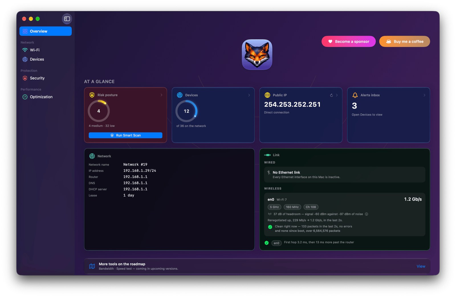 9 apps para Mac que la IA no ha conseguido sustituir 5 Netfox mostrando los dispositivos de la red local en un Mac