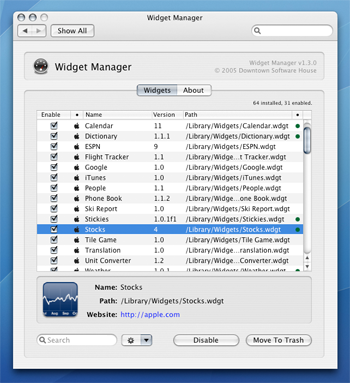 Widget Manager 3 widget managet