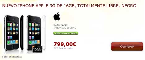 iPhone 3G libre