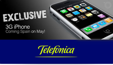 Sevenclick: El iPhone en España lo distribuirá Telefónica 3