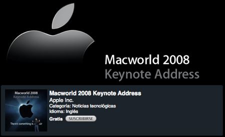 Keynote de la Macworld 2008 disponible en iTunes 3