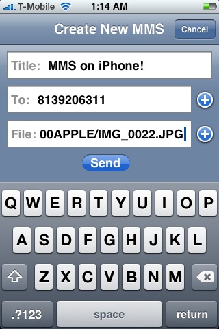 Enviar MMS´s desde el iPhone 3