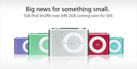 Nuevo iPod Shuffle de 2Gb y rebaja de precio en el de 1Gb 3