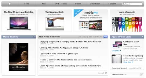 Start page
